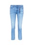 Main View - Click To Enlarge - 72877 - 'Savanna' distressed cropped jeans