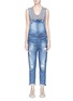 Main View - Click To Enlarge - 72877 - 'Teracy' distressed washed overalls