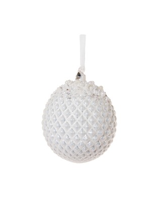 Main View - Click To Enlarge - SHISHI - Pearl large glass Christmas ornament