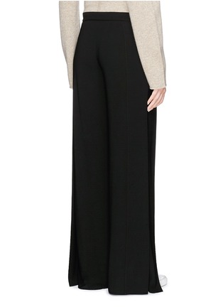 Back View - Click To Enlarge - MS MIN - Wrap effect wide leg suiting pants