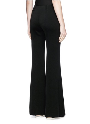 Back View - Click To Enlarge - MS MIN - High waist satin flared pants