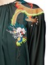 Detail View - Click To Enlarge - MS MIN - Dragon embroidered silk charmeuse shift dress