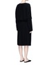 Back View - Click To Enlarge - MS MIN - Belted crepe dress