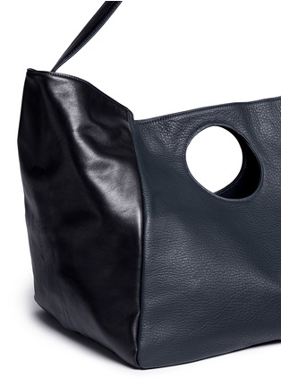  - A-ESQUE - 'Carry All' colourblock leather bag