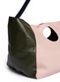  - A-ESQUE - 'Carry All' colourblock leather bag