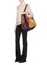 Figure View - Click To Enlarge - A-ESQUE - 'Carry All' colourblock leather bag