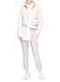 Figure View - Click To Enlarge - MS MIN - Cotton twill cropped down puffer gilet