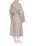 Back View - Click To Enlarge - MS MIN - Belted oversized wool blend robe coat