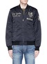 Main View - Click To Enlarge - SCOTCH & SODA - Slogan embroidered padded bomber jacket