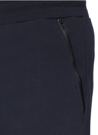 Detail View - Click To Enlarge - SCOTCH & SODA - Herringbone French terry sweatpants