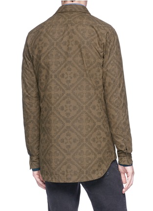 Back View - Click To Enlarge - SCOTCH & SODA - Paisley print poplin shirt jacket