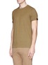 Front View - Click To Enlarge - SCOTCH & SODA - Brushed jersey T-shirt