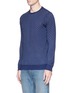 Front View - Click To Enlarge - SCOTCH & SODA - Dot print cotton sweater