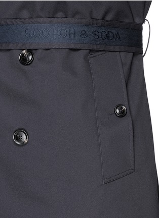 Detail View - Click To Enlarge - SCOTCH & SODA - Double breasted trench coat