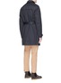 Back View - Click To Enlarge - SCOTCH & SODA - Double breasted trench coat