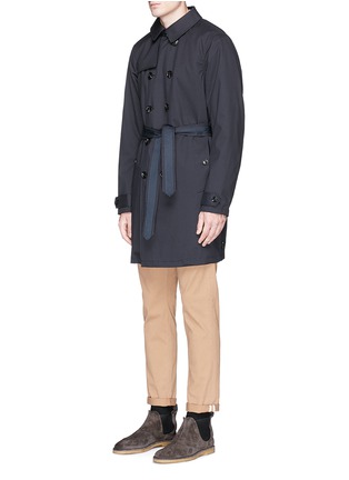 Front View - Click To Enlarge - SCOTCH & SODA - Double breasted trench coat
