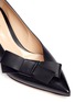 Detail View - Click To Enlarge - GIANVITO ROSSI - 'Kyoto 55' bow vamp leather pumps