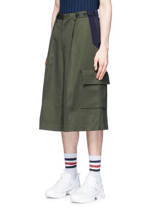 Front View - Click To Enlarge - STAFFONLY - 'Jenkins' oversized cavalry twill cargo shorts