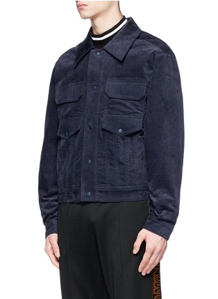 Front View - Click To Enlarge - STAFFONLY - 'Iornbridge' velveteen jacket