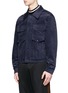 Front View - Click To Enlarge - STAFFONLY - 'Iornbridge' velveteen jacket