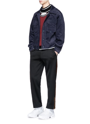 Figure View - Click To Enlarge - STAFFONLY - 'Iornbridge' velveteen jacket
