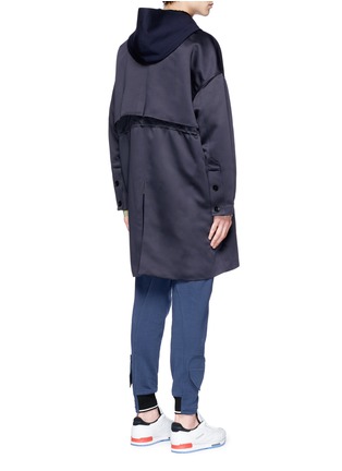 Back View - Click To Enlarge - STAFFONLY - 'Billy' pleated sateen parka