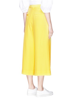 Back View - Click To Enlarge - TIBI - Silk crepe de Chine culottes