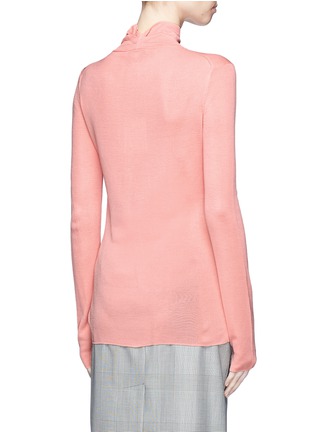 Back View - Click To Enlarge - TIBI - 'Clare' rib knit turtleneck sweater