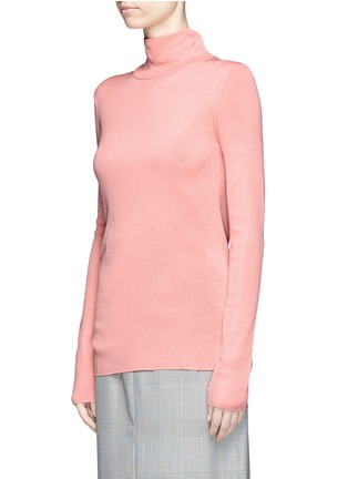 Front View - Click To Enlarge - TIBI - 'Clare' rib knit turtleneck sweater