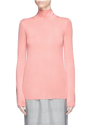 Main View - Click To Enlarge - TIBI - 'Clare' rib knit turtleneck sweater