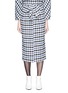Main View - Click To Enlarge - TIBI - 'Fairfax' safety pin gingham check pencil skirt