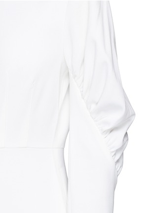 Detail View - Click To Enlarge - TIBI - 'Florence' puff sleeve twill dress