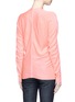 Back View - Click To Enlarge - TIBI - Ruched rib knit sweater