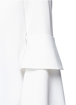 Detail View - Click To Enlarge - TIBI - Tiered bell cuff crepe top