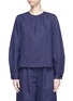 Main View - Click To Enlarge - TIBI - S-hook cuff cocoon sleeve top