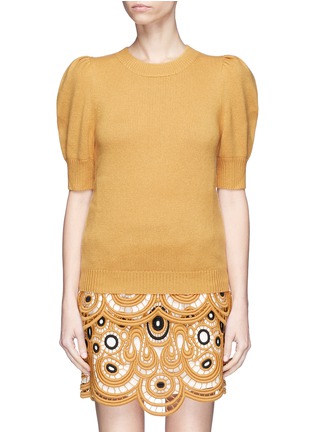 Main View - Click To Enlarge - CHLOÉ - Puff shoulder cashmere sweater