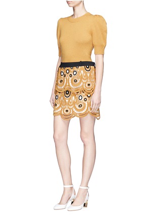 Figure View - Click To Enlarge - CHLOÉ - Puff shoulder cashmere sweater