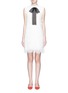Main View - Click To Enlarge - CHLOÉ - Pussybow eyelet embroidered silk organza dress