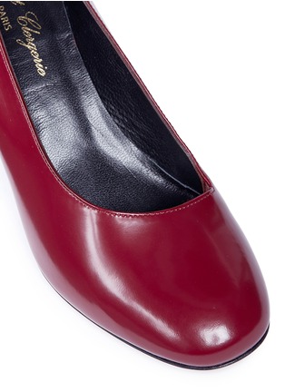 Detail View - Click To Enlarge - CLERGERIE - 'Koney' leather pumps