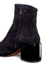 Detail View - Click To Enlarge - CLERGERIE - 'Moots' patent heel suede ankle boots