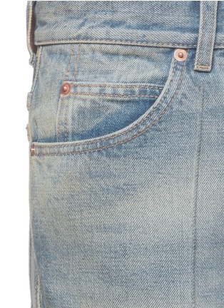 Detail View - Click To Enlarge - GUCCI - Stonewash jeans