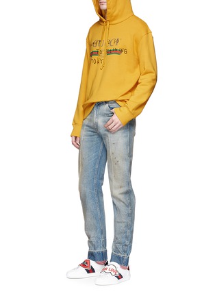 Figure View - Click To Enlarge - GUCCI - Stonewash jeans