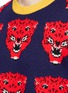 Detail View - Click To Enlarge - GUCCI - Tiger jacquard wool sweater