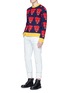 Figure View - Click To Enlarge - GUCCI - Tiger jacquard wool sweater