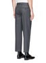 Back View - Click To Enlarge - GUCCI - Pleated leg wool pants