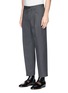 Front View - Click To Enlarge - GUCCI - Pleated leg wool pants