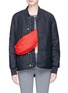 Main View - Click To Enlarge - PHVLO - Detachable zip pouch rainproof padded jacket