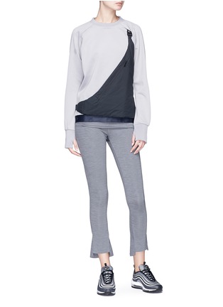 Figure View - Click To Enlarge - PHVLO - Detachable zip pouch sweatshirt