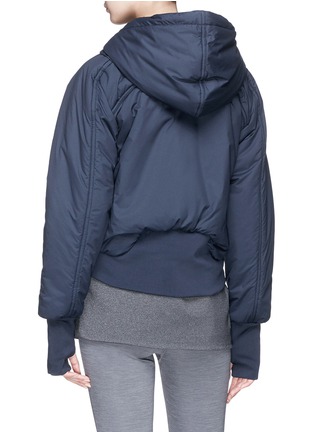 Back View - Click To Enlarge - PHVLO - Detachable hem cropped puffer jacket