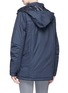 Back View - Click To Enlarge - PHVLO - Retractable hood rainproof puffer jacket